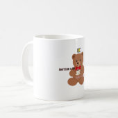 Mug Ne me parlez pas – Conception de Coffee Bear (Devant gauche)