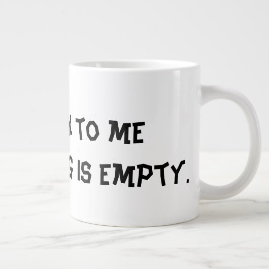 Mug " Ne me parlez pas tant que cette Mug n'est pa (Droite)
