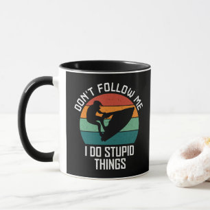 Mug Ne me suivez pas, je fais des choses stupides Amat