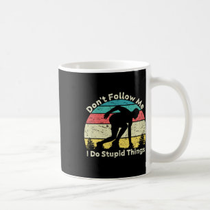 Mug Ne me suivez pas Je fais des choses stupides Rétro