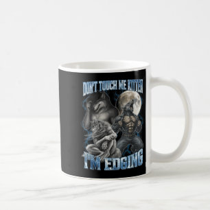 Mug Ne me touchez pas, chaton, je suis drôle en alpha