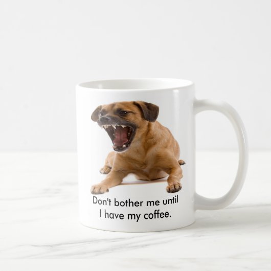 Mug Ne me tracassez pas jusqu'à ce que j'aie le mon… (Droite)
