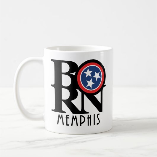 Mug NÉ Memphis 11oz (Gauche)