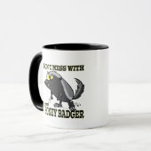 MUG NE MÈNE PAS AVEC LE BADGER DU MIEL (Devant gauche)