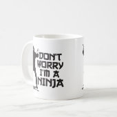 Mug Ne m'inquiétez pas suis un Ninja (Devant gauche)