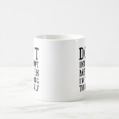 Mug Ne m'interromps pas (Centre)