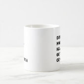 Mug Ne m'oblige pas à aller me confesser (Centre)
