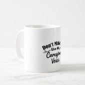 Mug Ne m'oblige pas à utiliser ma voix de fournisseur (Devant gauche)