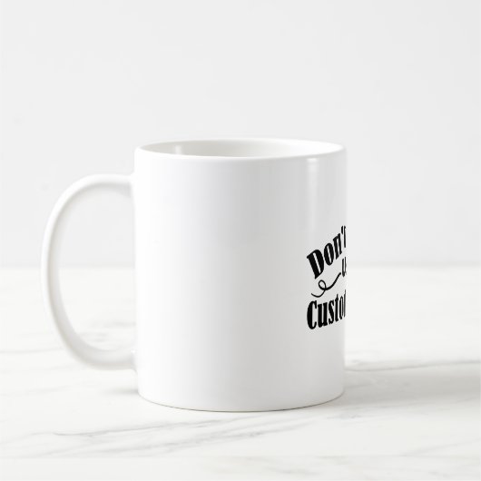 Mug Ne m'oblige pas à utiliser ma voix de gardien (Gauche)