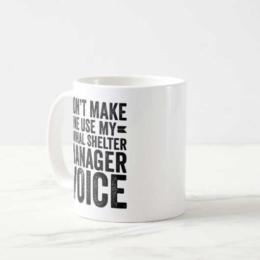 Mug Ne m'oblige pas à utiliser ma voix de Gestionnaire (Devant gauche)