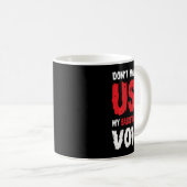 Mug Ne m'oblige pas à utiliser ma voix de maman de bas (Devant droit)