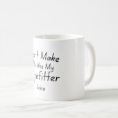 Mug Ne m'oblige pas à utiliser ma voix de Pierre (Devant droit)