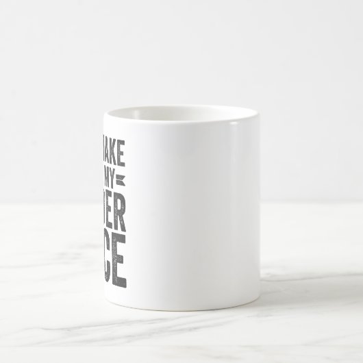 Mug Ne m'oblige pas à utiliser ma voix de soudure (Centre)