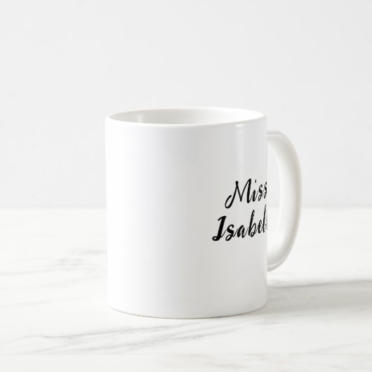 Mug Ne m'oblige pas à utiliser ma voix d'enseignant (Devant droit)
