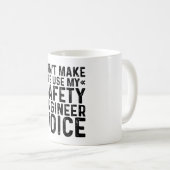 Mug Ne m'oblige pas à utiliser ma voix d'ingénieur de (Devant droit)