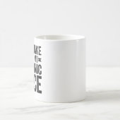 Mug Ne m'oblige pas à utiliser ma voix mécanique (Centre)