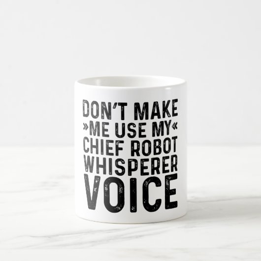 Mug Ne m'oblige pas à utiliser ma voix principale de R (Centre)