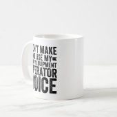Mug Ne m'oblige pas à utiliser mon appareil lourd Voic (Devant gauche)
