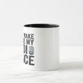 Mug Ne m'oblige pas à utiliser mon cadeau Radio Voice  (Centre)