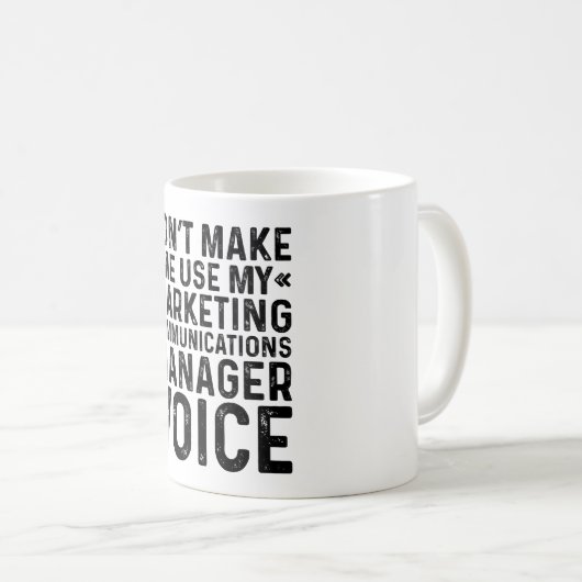 Mug Ne m'oblige pas à utiliser mon Mana de communicati (Devant droit)