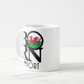Mug NÉ Newport Wales 11oz (Devant gauche)