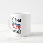 Mug Ne Nourrissez pas les Animaux - (Devant gauche)