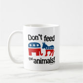 Mug Ne Nourrissez pas les Animaux - (Gauche)