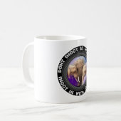 Mug Ne nous tirez pas sur la famille des éléphants (Devant gauche)