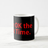 Mug Né OK la première fois (Devant droit)