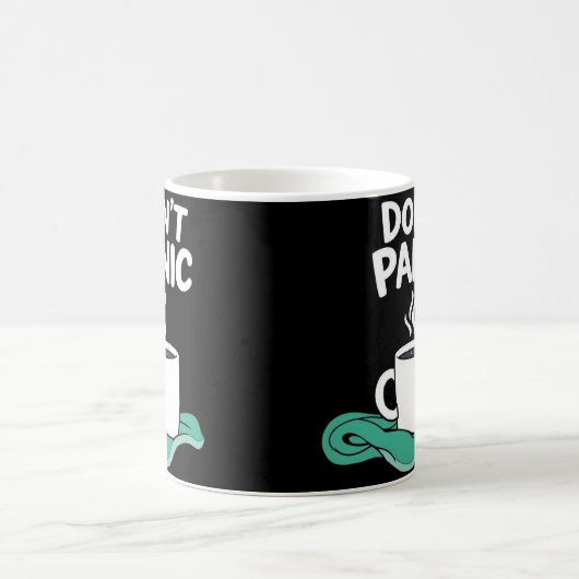 Mug Ne panique pas avec serviette (Centre)