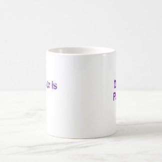 Mug Ne paniquent pas, la réponse est 42