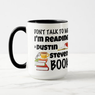Mug Ne parle pas Je lis un livre de Dustin Stevens
