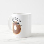 Mug Ne pas abandonner le jeu de nourriture amusant (Devant gauche)