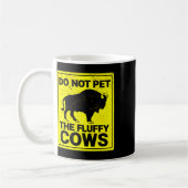 Mug Ne Pas Attirer Les Vaches Fluffantes Drôle Bison H (Gauche)