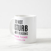 Mug Ne pas déranger, je lis (Devant gauche)