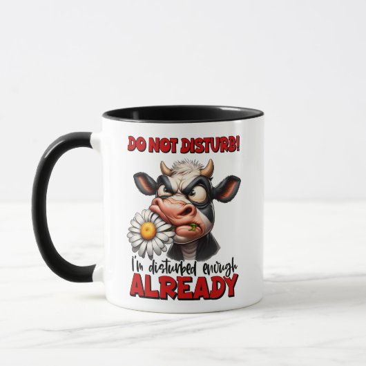 Mug Ne pas déranger la vache (Gauche)