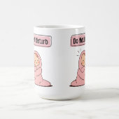 Mug Ne pas déranger - mignon comique Doodé d'humeur (Centre)