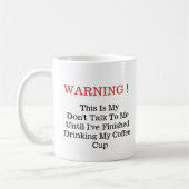 Mug Ne pas déranger un buveur de café - Mug-A-Tude (Gauche)