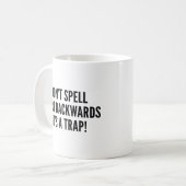 Mug Ne pas épeler Part à l'envers (Devant gauche)