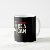 Mug Ne pas être une panique PANICAINE drôle Trump (Devant droit)