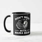 Mug Ne pas faire de mal avec maman ours mère mère jour (Gauche)