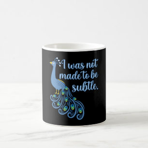 Mug Ne Pas Faire Pour Être Subtil Peacocks Nature Pea