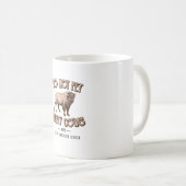Mug Ne pas familiariser avec les vaches de bouffée Ame (Devant droit)