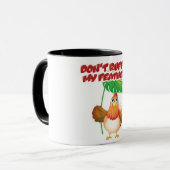 Mug Ne pas frotter mes plumes (Devant gauche)