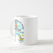 Mug Ne pas gâcher avec dadasaurus été 2 enfants (Devant gauche)