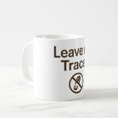 Mug Ne pas laisser de trace (Devant gauche)