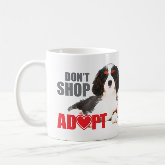 Mug Ne pas magasiner - adopter (Gauche)