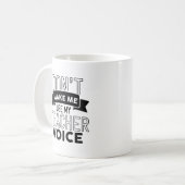 Mug Ne pas me faire utiliser ma voix d'enseignant (Devant gauche)