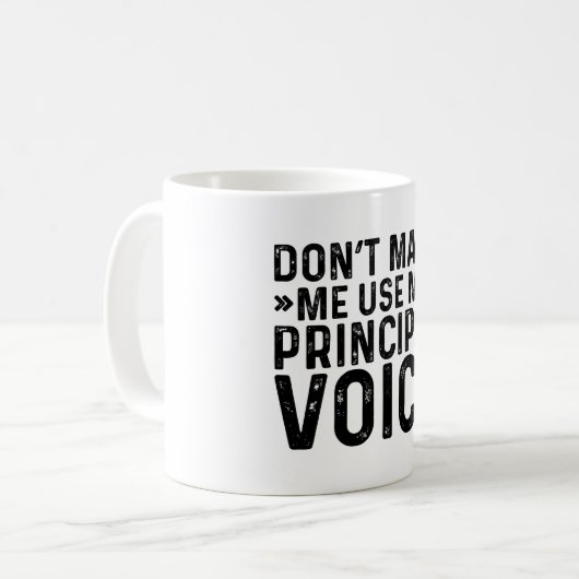 Mug Ne pas me faire utiliser ma voix principale (Devant gauche)