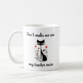 Mug Ne pas me faire utiliser mon chat vocal enseignant (Gauche)